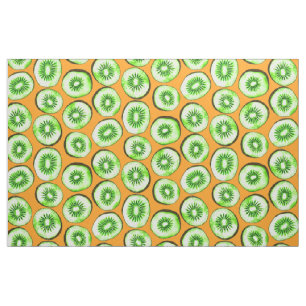 Kiwi slices fabric