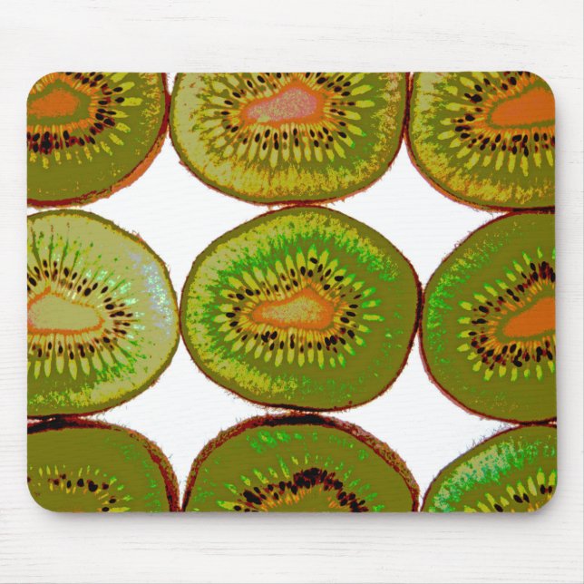 Kiwi slices mouse pad (Front)