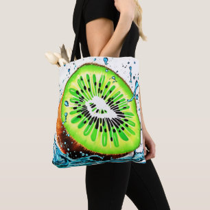 Kiwi Splash of Freshness Tote Bag