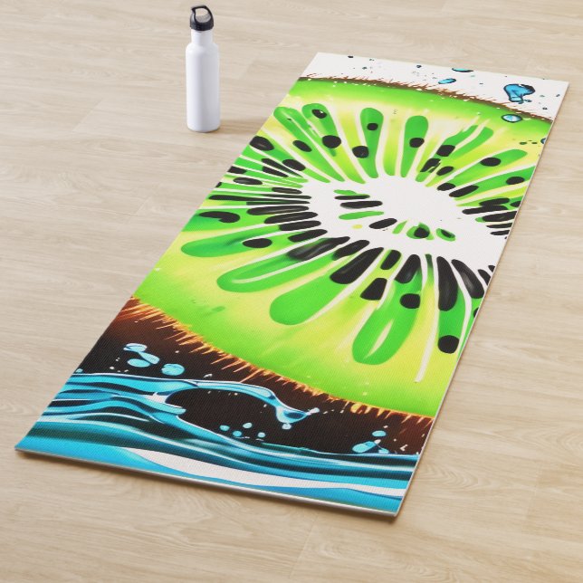 Kiwi Splash of Freshness Yoga Mat (In Situ)