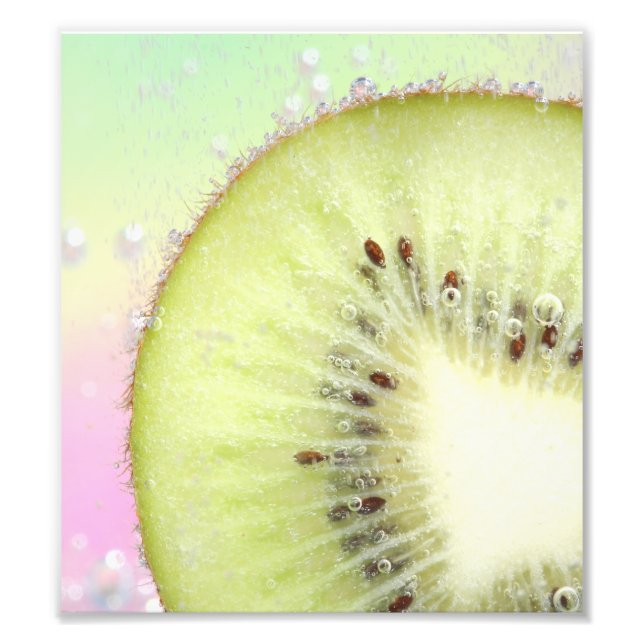 Kiwi splash photo print (Front)