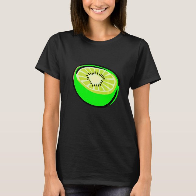 Kiwi Summer Fruit   T-Shirt (Front)