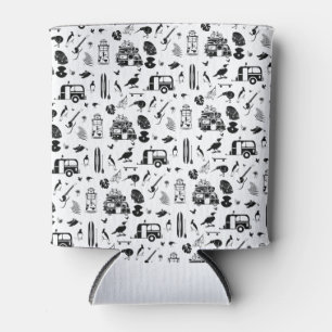 kiwi summer pattern TRANS Can Cooler