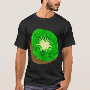 Kiwi Summer Tropical Exotic Sour Fruit Vegetarian T-Shirt