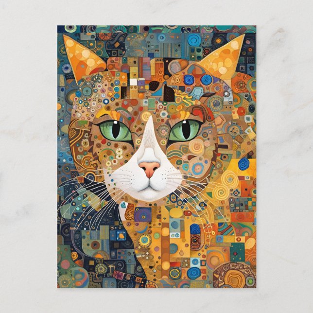 Kiwi the Cat Postcard (Front)