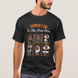 Kiwi Things I do in my free time Kiwi Bird Pullove T-Shirt