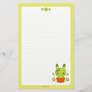 Kiwi Truffle Bunny Stationery