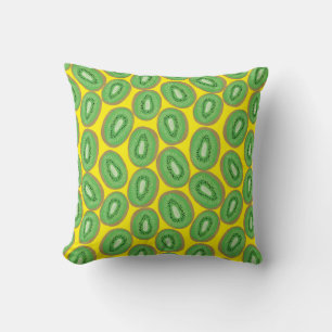 Kiwi Yellow Cushion