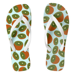 Kiwifruit Pattern Jandals