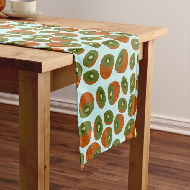 Kiwifruit Pattern Short Table Runner (In Situ)