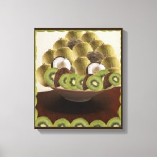 Kiwinut Kitchen Design Canvas Print