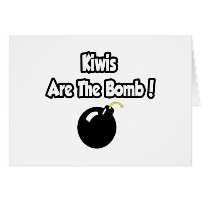Kiwis Are The Bomb! (Front Horizontal)