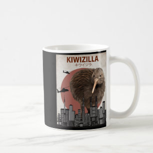 Kiwizilla Funny Kiwi New Zealand Bird Lovers Gift  Coffee Mug