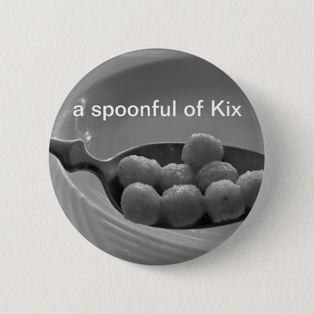 Kix cereal 6 cm round badge (Front)