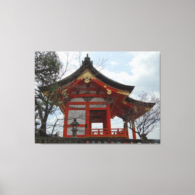 Kiyomizu-Dera Kyoto, Japan on a Canvas Print (Front)