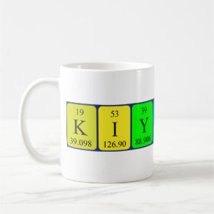 Kiyoshi periodic table name mug