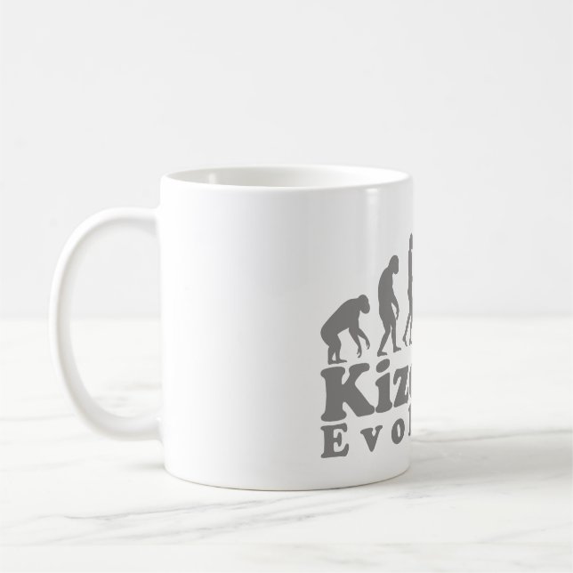 Kizomba Evolution Gray Logo Coffee Mug (Left)