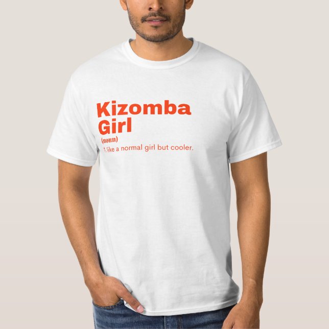 Kizomba Girl - Kizomba  T-Shirt (Front)