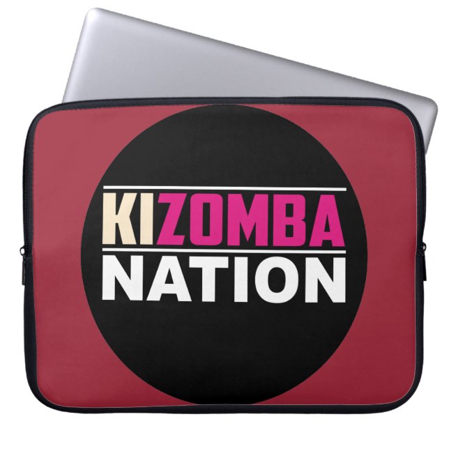 Kizomba Nation Laptop Sleeve (Front)