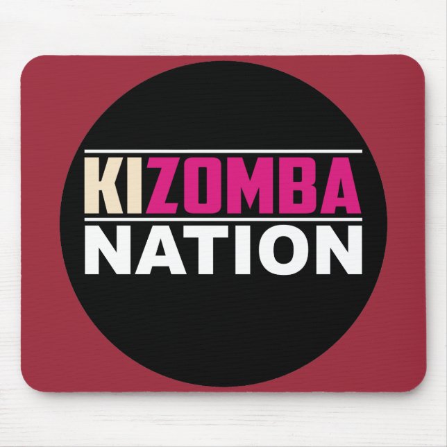 Kizomba Nation Mouse Pad (Front)