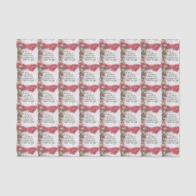 KJV Scripture Christmas Tissue Paper (Front)