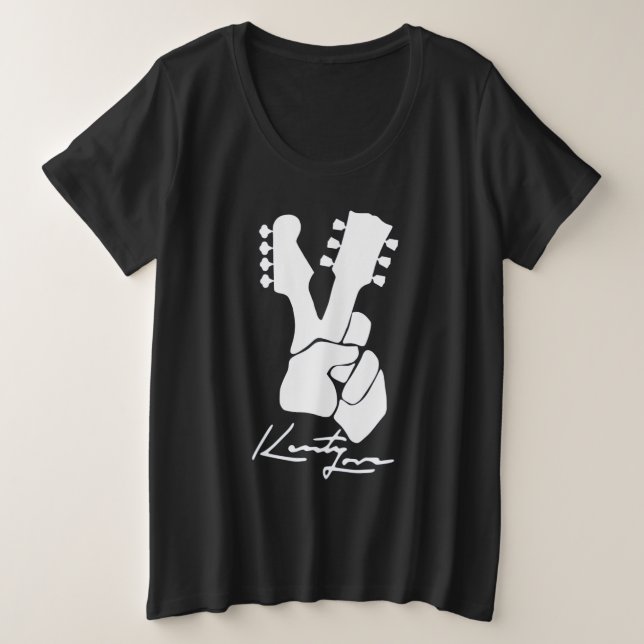 KL Logo Women's Plus-Size Basic T-Shirt Plus Size T-Shirt (Design Front)