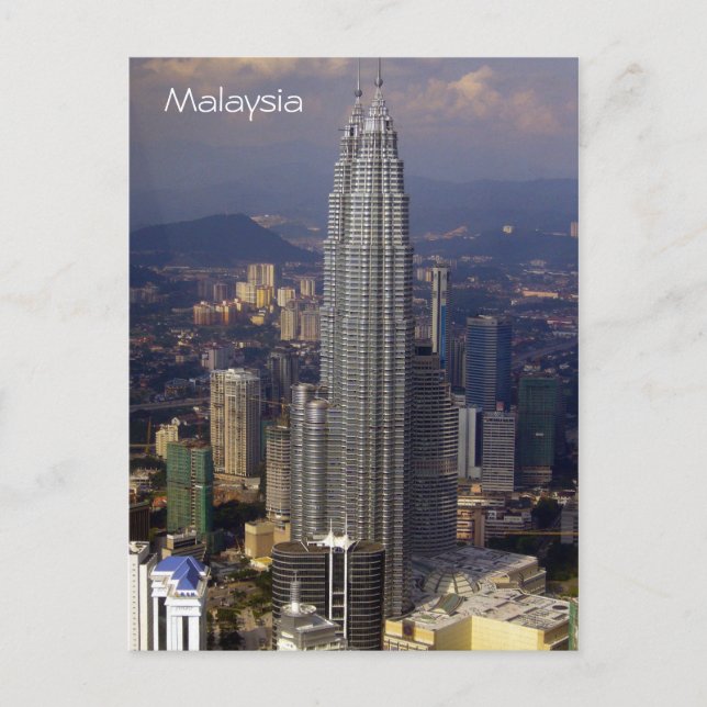 kl malay skyline postcard (Front)
