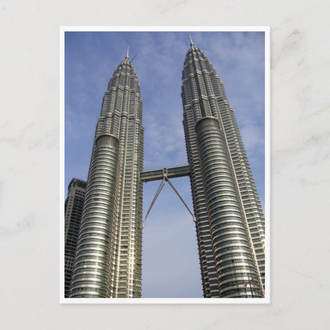 kl twin towers postcard (Front)