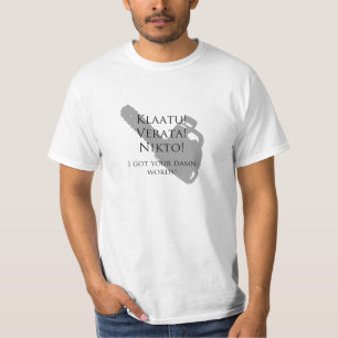 Klaatu Verata Nikto -  Army of Darkness shirts