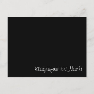 "Klagenfurt bei Nacht" funny Card