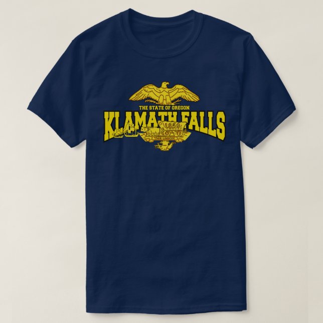 Klamath Falls The State of Oregon gift T-Shirt (Design Front)