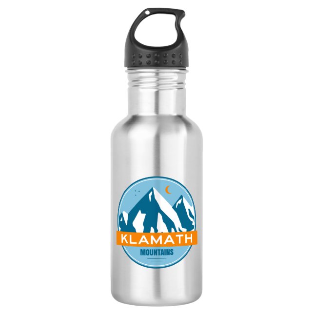 Klamath Mountains California Oregon 532 Ml Water Bottle (Front)