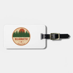 Klamath National Forest Luggage Tag