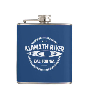 Klamath River, California Hip Flask