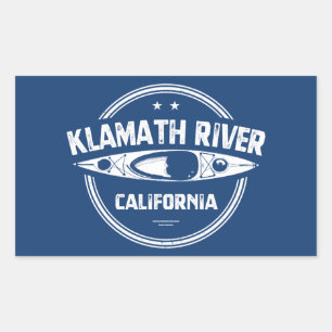 Klamath River, California Rectangular Sticker