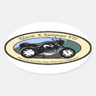 Klassic K Kampout VII Oval Sticker