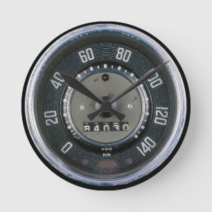 Klassischer Käfer Tachometer Oldtimer Round Clock