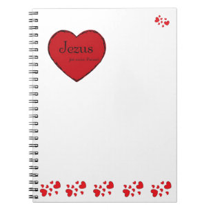 Klasyczny spiralny notatnik Jezus jest moim Panem! Notebook