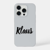 Klaus Mens Name,