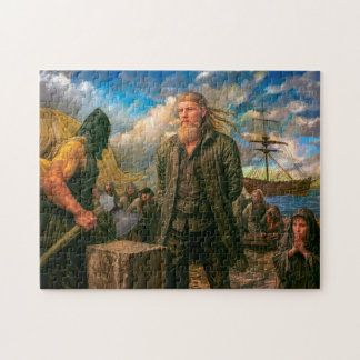 Klaus Stoertebeker Pirate Portrait Jigsaw Puzzle