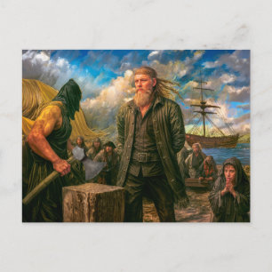 Klaus Stoertebeker Pirate Portrait Postcard