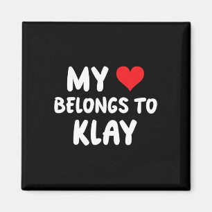 Klay - My Heart Belongs To Klay - Love  Magnet