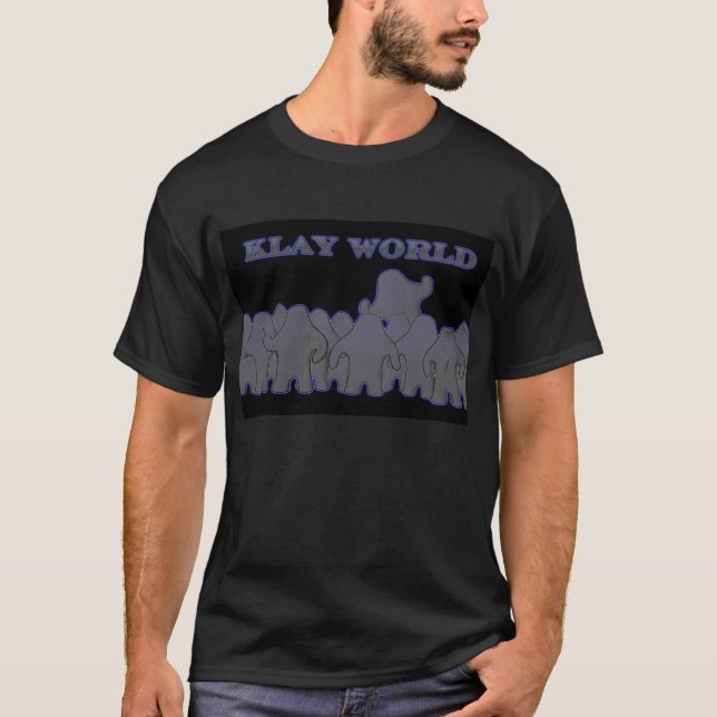 Klay World Black Glow T-Shirt (Front)