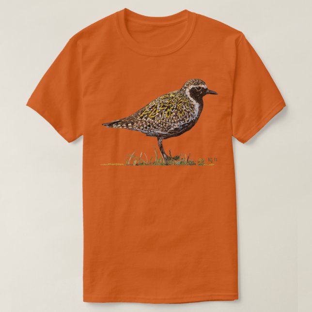 Klea Pacific Golden Plover T-Shirt (Design Front)