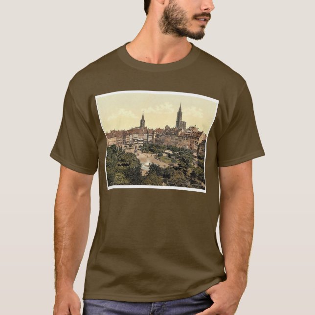 Kleber Place, Strassburg, Alsace Lorraine, Germany T-Shirt (Front)