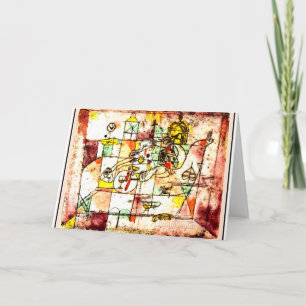 Klee - 203 Moribundus, abstract art Card