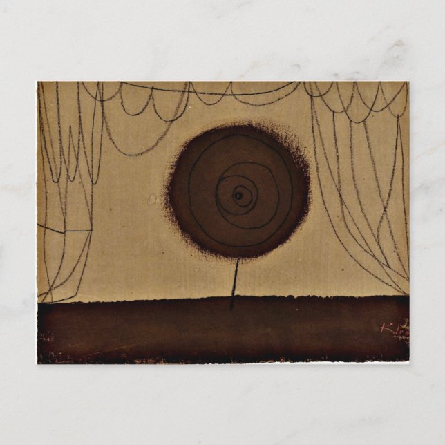Klee - A Flower Performs Postcard (Front)
