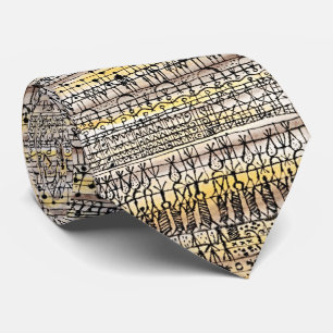 Klee Abstract Garden Art Neck Tie