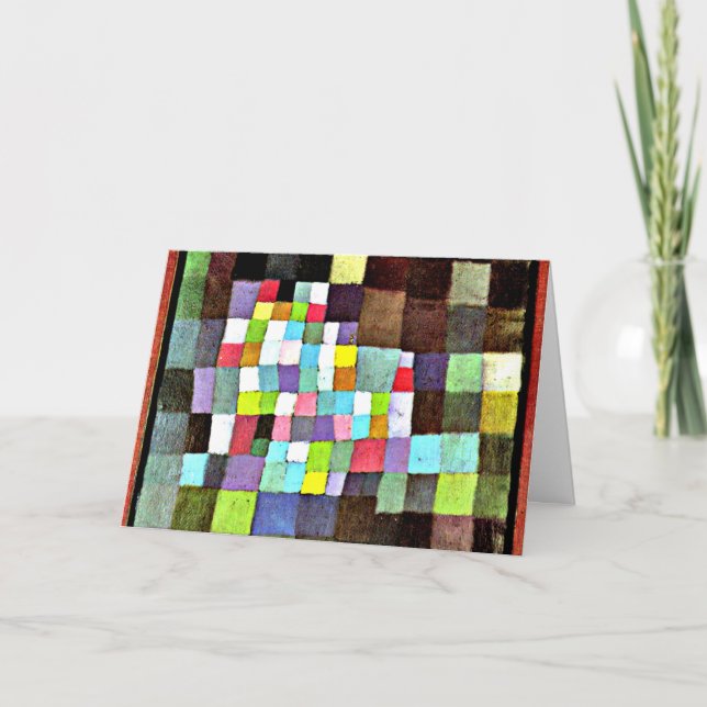 Klee -Abstraction with Reference to Flowering Tree Card (Front)