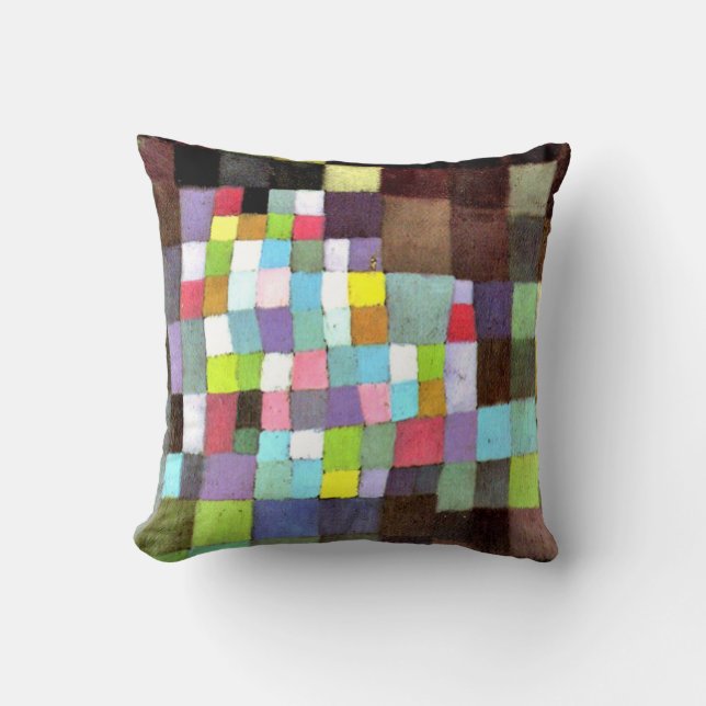 Klee  Abstraction with Reference...Tree Cushion (Front)